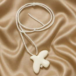 Колье горлица акрил восковая нить 1J11909CJJ