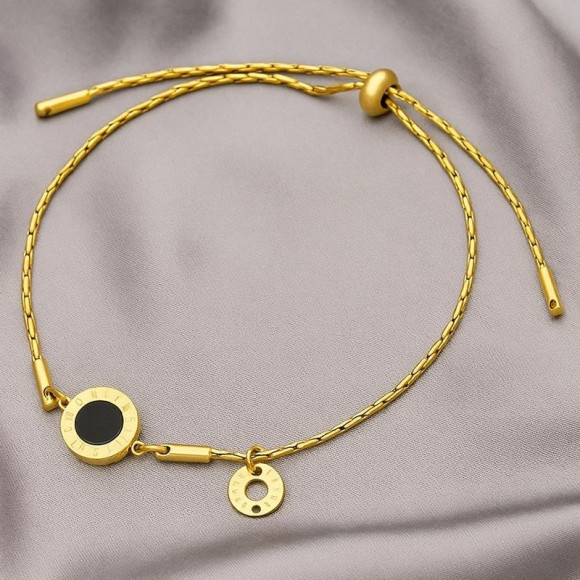 Браслет со вставкой в стиле римской классики и застежкой-слайдером 1J12142CJJ