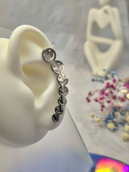 Кафф-зажим Смайлы 1J11038CJJ