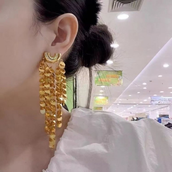 Серьги ювелирный сплав с серебряным гвоздиком J10423CJJ Серьги ювелирный сплав с серебряным гвоздиком J10423CJJ