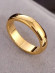 Классическое обручальное кольцо с золотистым напылением J10173CJJ
