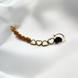 Кафф Медицинская сталь с напылением золотом J11018CJJ Кафф Медицинская сталь с напылением золотом J11018CJJ