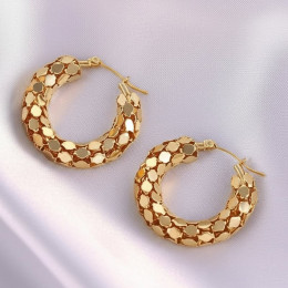 Серьги медицинская сталь с напылением золотом J10377(CJJ) Серьги медицинская сталь с напылением золотом J10377(CJJ)