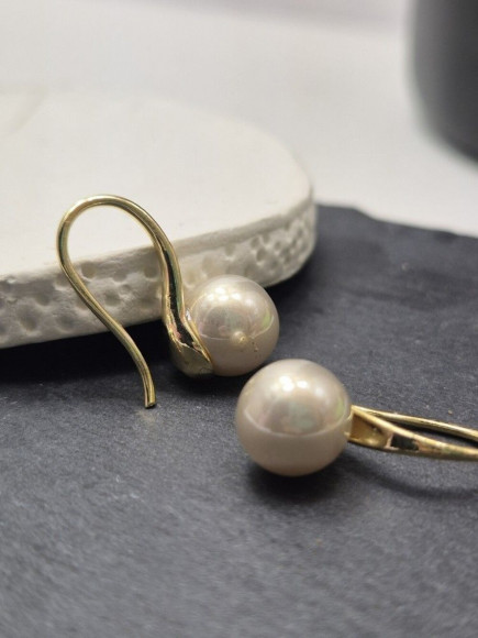 Серьги медь с напылением золотом J10345CJJ