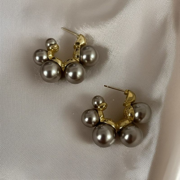 Серьги конго ювелирный сплав 1J11811CJJ