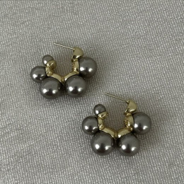 Серьги конго ювелирный сплав 1J11811CJJ Серьги конго ювелирный сплав 1J11811CJJ