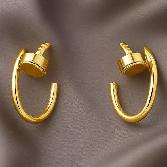 Серьги-кольца мини 1J12058CJJ Серьги-кольца мини 1J12058CJJ