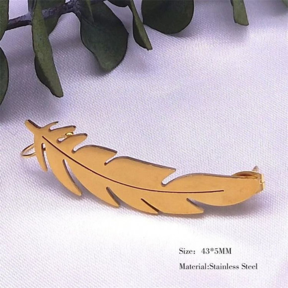 Кафф Медицинская сталь с напылением золотом J11026CJJ