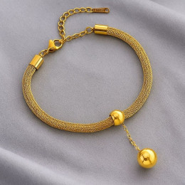 Браслет титановая сталь напыление золотом 1J12147CJJ Браслет титановая сталь напыление золотом 1J12147CJJ