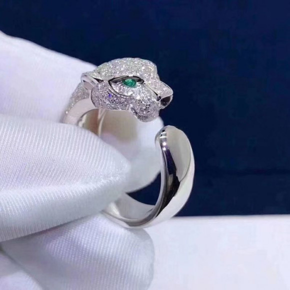 Кольцо медь напыление платиной леопард 1J12063CJJ