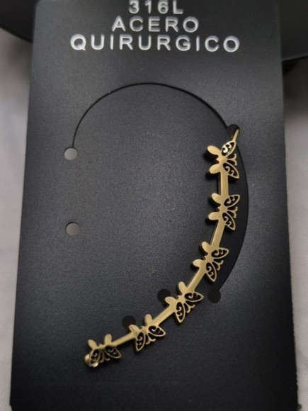 Кафф Медицинская сталь с напылением золотом J11030CJJ