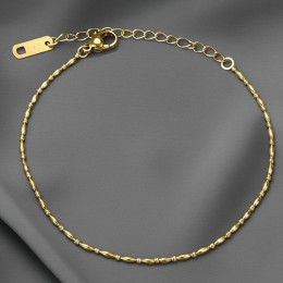 Браслет классическая тонкая цепочка с алмазной гранью 1J11673CJJ Браслет классическая тонкая цепочка с алмазной гранью 1J11673CJJ