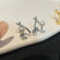 Серьги медь с напылением платиной J10650CJJ Серьги медь с напылением платиной J10650CJJ