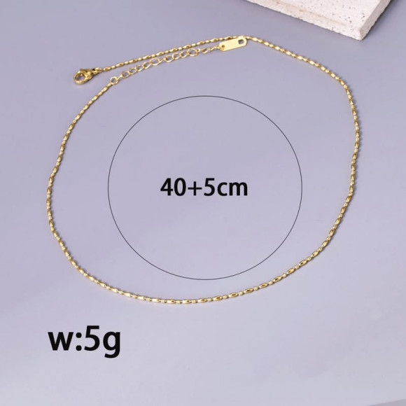 Классическая цепочка тонкого якорного плетения 1J11674CJJ Классическая цепочка тонкого якорного плетения 1J11674CJJ