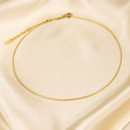 Цепочка титановая сталь напыление золотом 1J11675CJJ