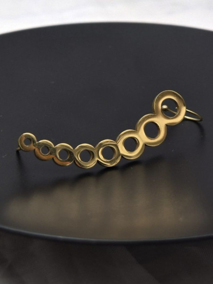 Кафф Медицинская сталь с напылением золотом J11086CJJ Кафф Медицинская сталь с напылением золотом J11086CJJ