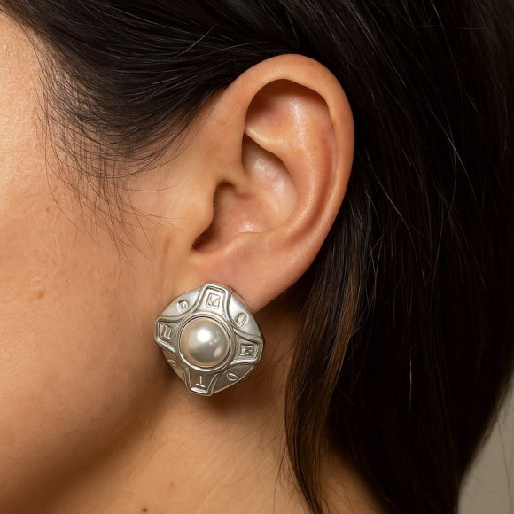 Серьги-гвоздики ювелирный сплав серебряный гвоздик 1J11919CJJ