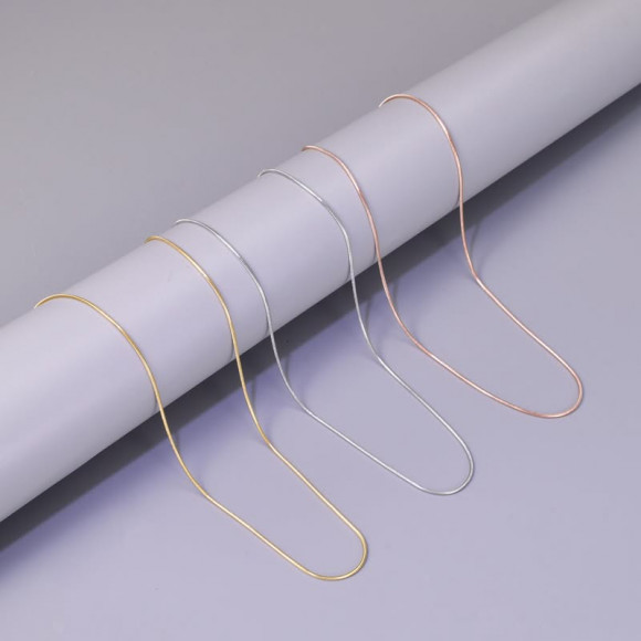 Тонкая цепочка с плетением панцирного типа 1J11676CJJ