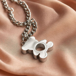 Колье медицинская сталь J10545CJJ Колье медицинская сталь J10545CJJ