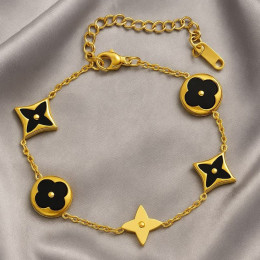 Браслет титановая сталь напыление золотом 1J12158CJJ Браслет титановая сталь напыление золотом 1J12158CJJ