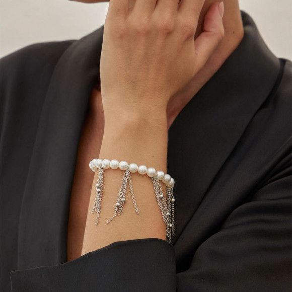 Браслет ювелирный сплав жемчуг 1J12209CJJ