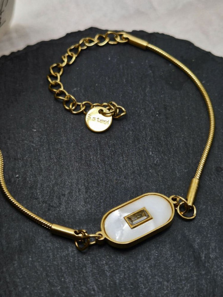 Браслет Медицинская сталь с напылением золотом J11185CJJ Браслет Медицинская сталь с напылением золотом J11185CJJ