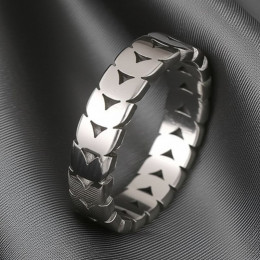 Кольцо стальное сердца J10235CJJ