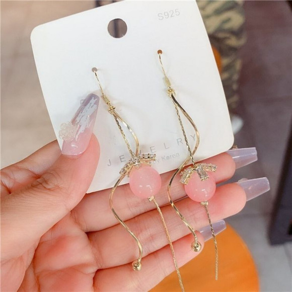 Серьги ювелирный сплав с серебряным гвоздиком J10435CJJ Серьги ювелирный сплав с серебряным гвоздиком J10435CJJ