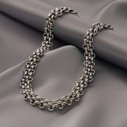 Массивная цепочка с объемным плетением J11155CJJ Массивная цепочка с объемным плетением J11155CJJ