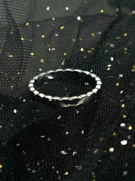 Фигурное кольцо с алмазной гранью из стали J10236CJJ Фигурное кольцо с алмазной гранью из стали J10236CJJ