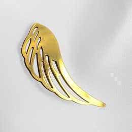 Брошь медицинская сталь с напылением золотом J11091CJJ