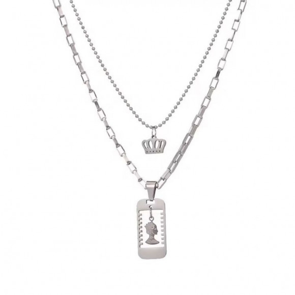 Колье медицинская сталь J10555CJJ Колье медицинская сталь J10555CJJ