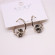 Серьги ювелирный сплав с серебряным гвоздиком J10437CJJ Серьги ювелирный сплав с серебряным гвоздиком J10437CJJ
