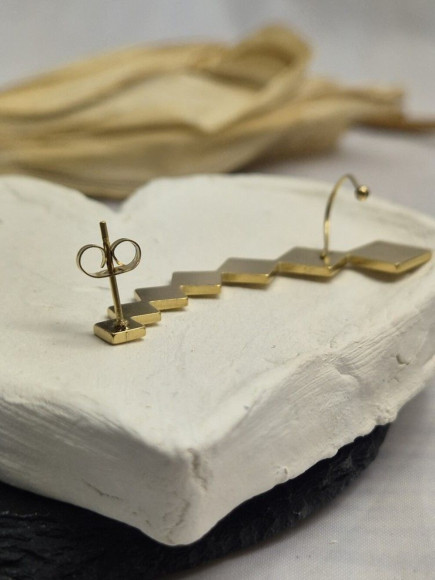 Кафф Медицинская сталь с напылением золотом J11093CJJ