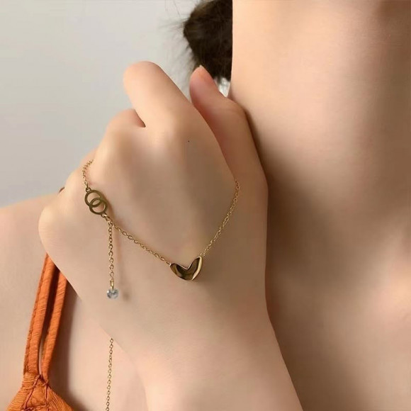 Цепочка титановая сталь напыление золотом 1J11684CJJ Цепочка титановая сталь напыление золотом 1J11684CJJ