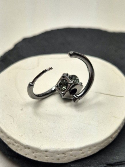 Серьги ювелирный сплав с серебряным гвоздиком J10439CJJ