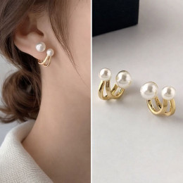 Серьги медь напыление золотом жемчуг 1J12380CJJ Серьги медь напыление золотом жемчуг 1J12380CJJ