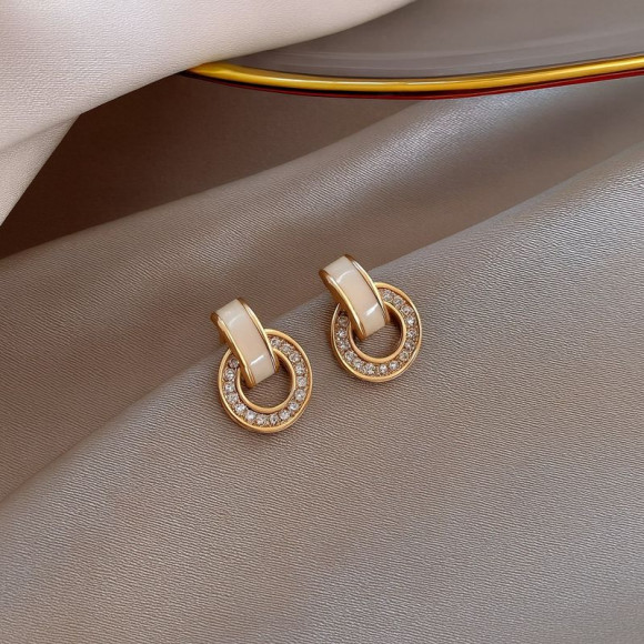 Серьги ювелирный сплав 1J12383CJJ