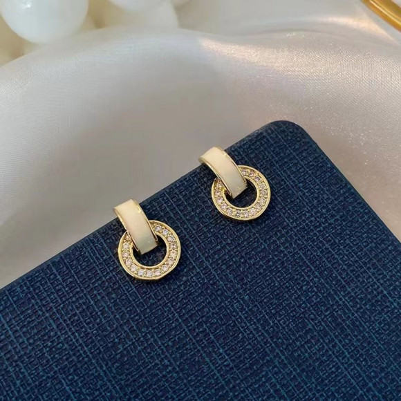 Серьги ювелирный сплав 1J12383CJJ