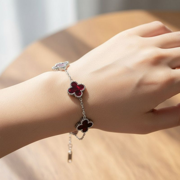 Браслет титановая сталь напыление платиной 1J12154CJJ Браслет титановая сталь напыление платиной 1J12154CJJ