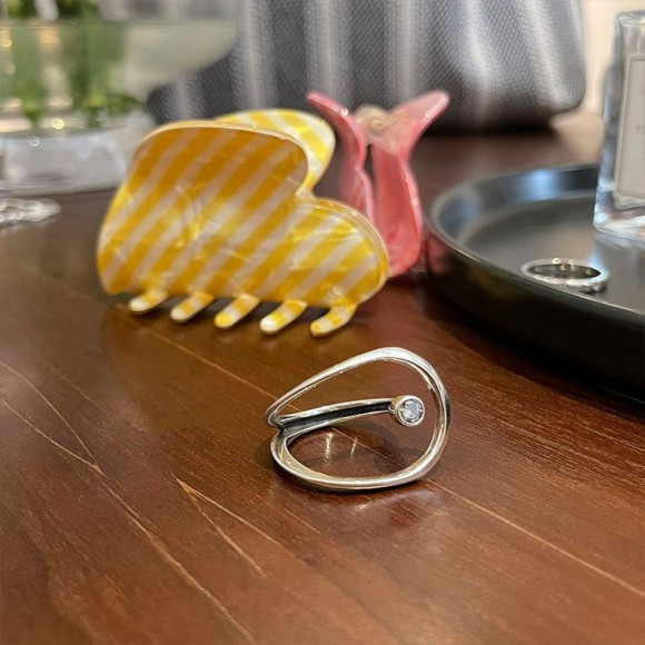 Кольцо открытое медь с напылением платины 1J11929CJJ