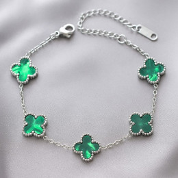 Браслет титановая сталь напыление платиной 1J12155CJJ