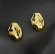 Серьги напыление золотом 1J11689CJJ