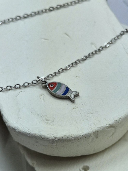 Колье медицинская сталь J10569CJJ