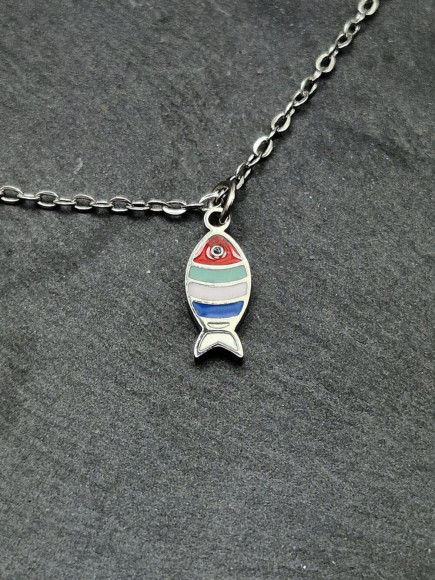 Колье медицинская сталь J10569CJJ