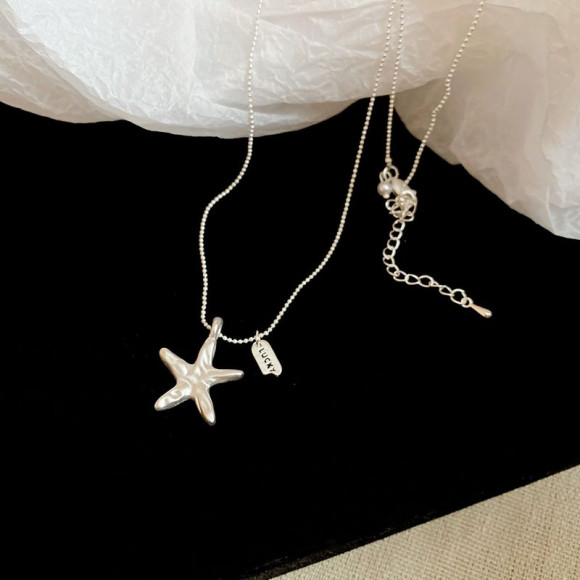 Цепочка с кулоном ювелирный сплав морская звезда 1J11933CJJ