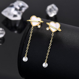 Серьги ювелирный сплав с серебряным гвоздиком J10444CJJ Серьги ювелирный сплав с серебряным гвоздиком J10444CJJ