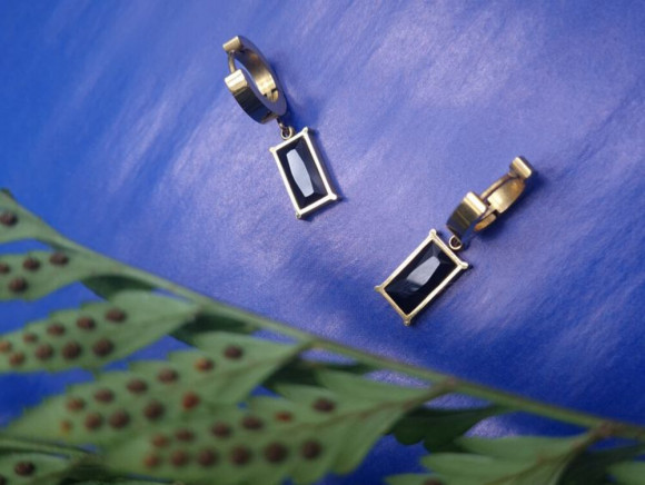 Серьги Висячие Прямоугольники черные 1J10003(CJJ) Серьги Висячие Прямоугольники черные 1J10003(CJJ)