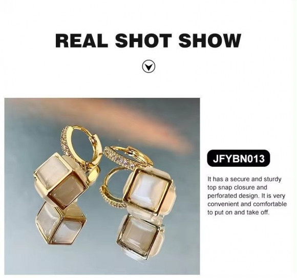 Серьги медь с напылением золотом J10481CJJ