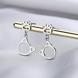 Серьги-гвоздики ювелирный сплав кот 1J11825CJJ